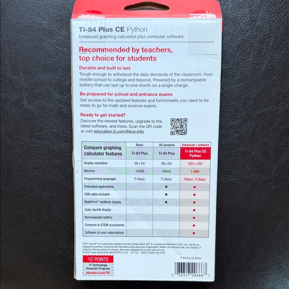 Texas Instruments TI-84 Plus CE Python - Picture 2 of 3